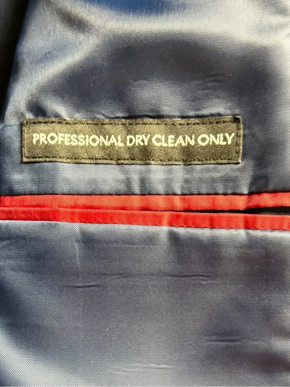Jones New York Men's Dark Blue Single-Breasted Suit Jacket